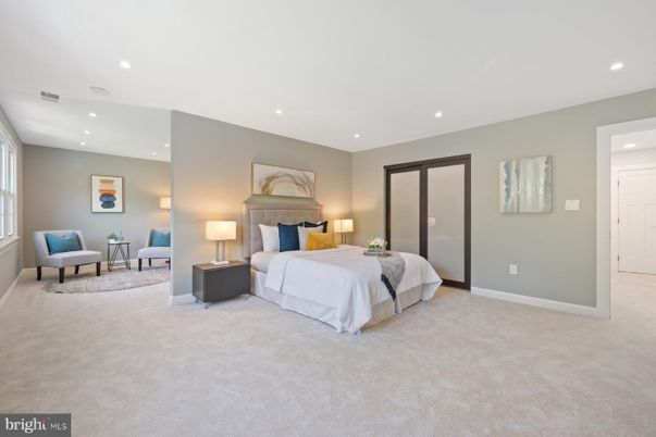 Bedroom, Interior, Recessed Lighting