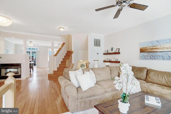 Chandelier, Fireplace, Interior, Living room, Wood Texture Flooring