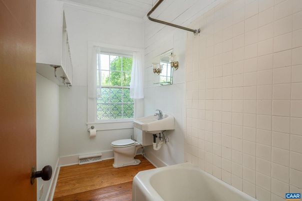 Bathroom, Interior, Wood Texture Flooring