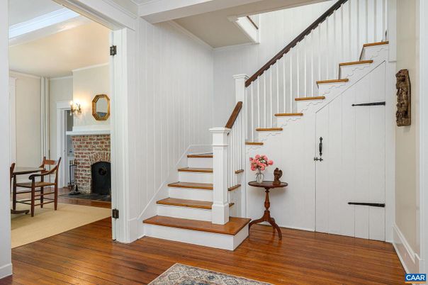 Fireplace, Interior, Wood Texture Flooring