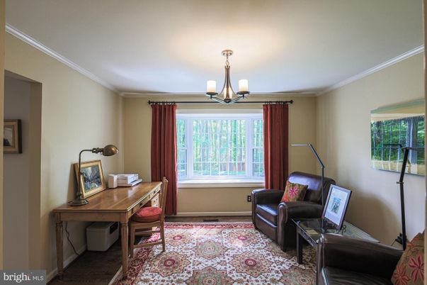 Chandelier, Home Office, Interior, Wood Texture Flooring
