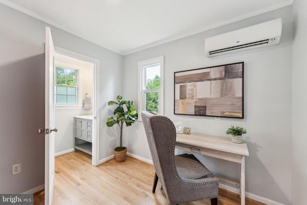 Home Office, Interior, Wood Texture Flooring