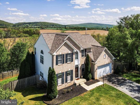 Attached, Exterior, Facade, Brick Facade, Farmhouse