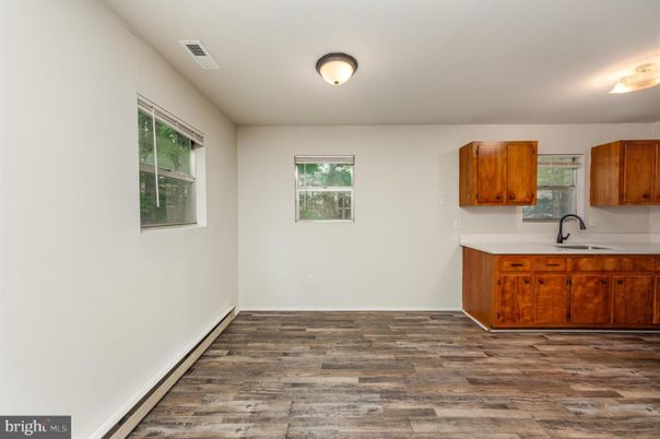 Interior, Kitchen, Wood Texture Flooring