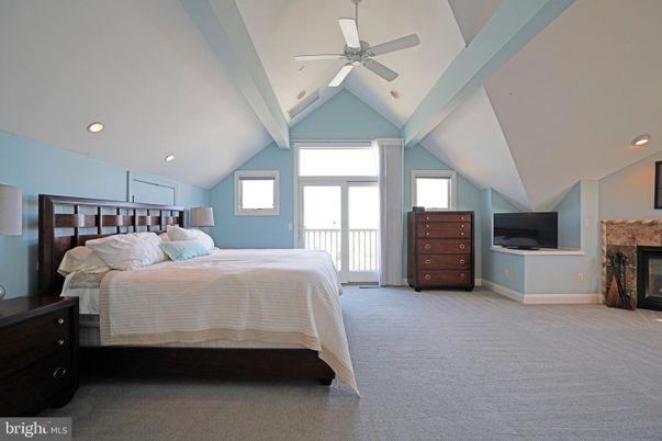 Bedroom, Fireplace, Interior, Recessed Lighting