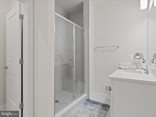 Bathroom, Glass Shower, Interior