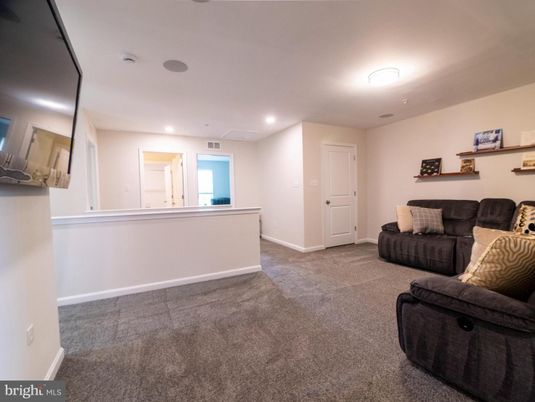 Interior, Living room, Recessed Lighting
