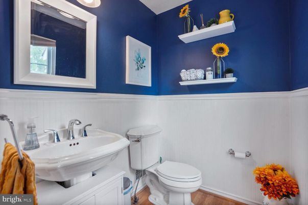 Bathroom, Interior, Wood Texture Flooring