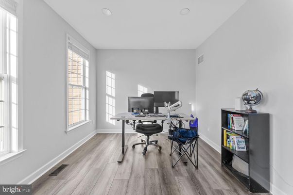 Home Office, Interior, Wood Texture Flooring