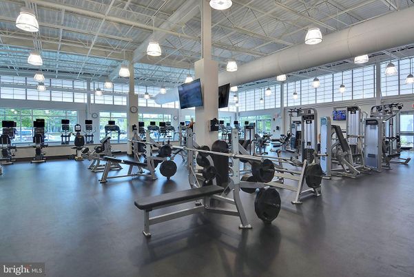Fitness Equipment, Gym, Interior, Pendant Lights