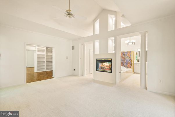 Empty room, Fireplace, Interior, Wood Texture Flooring