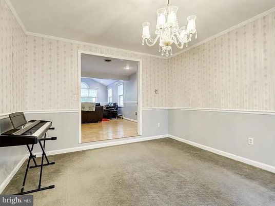 Chandelier, Interior, Piano, Recessed Lighting, Wood Texture Flooring