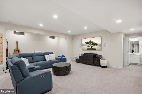 Interior, Living room, Recessed Lighting