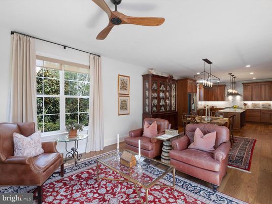 Interior, Kitchen, Living room, Pendant Lights, Recessed Lighting, Stainless Steel Appliances, Wood Texture Flooring