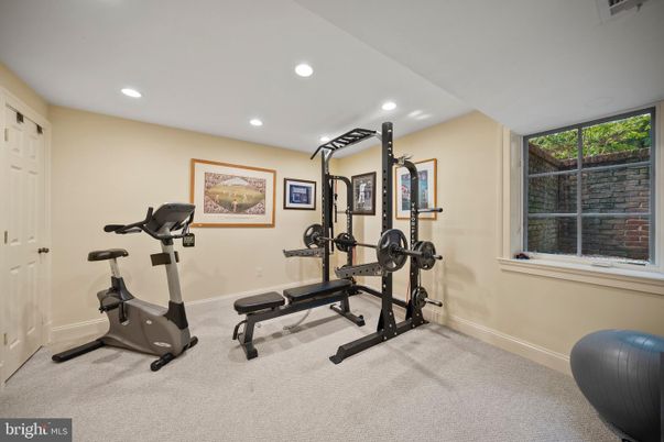 Fitness Equipment, Interior, Recessed Lighting