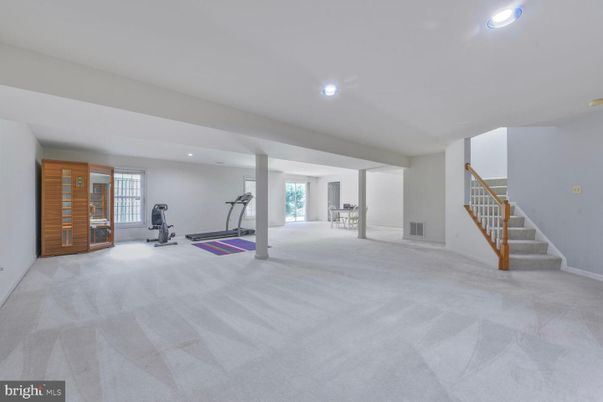 Fitness Equipment, Interior, Recessed Lighting