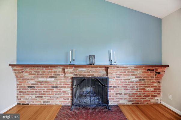 Fireplace, Interior, Wood Texture Flooring