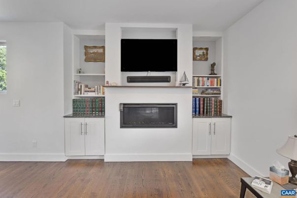Fireplace, Interior, Wood Texture Flooring