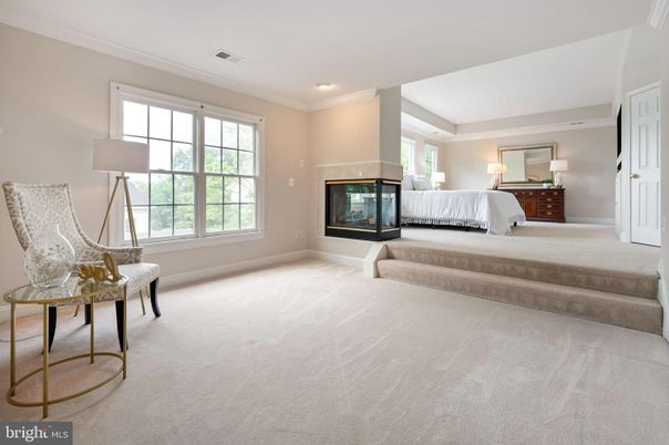 Bedroom, Fireplace, Interior, Recessed Lighting