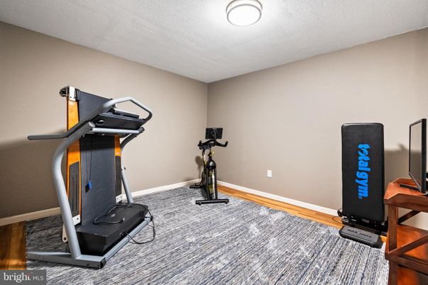 Fitness Equipment, Interior, Wood Texture Flooring