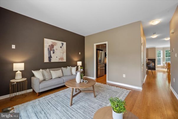 Interior, Living room, Stainless Steel Appliances, Wood Texture Flooring