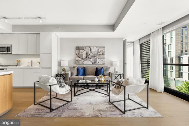 Interior, Kitchen, Living room, Wood Texture Flooring