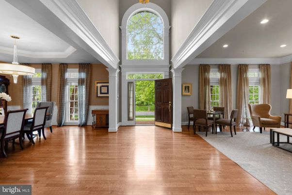 Dining room, Interior, Pendant Lights, Recessed Lighting, Wood Texture Flooring