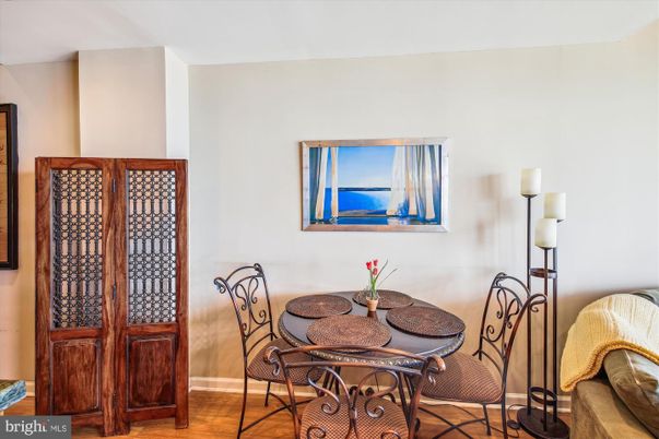 Dining room, Interior, Wood Texture Flooring