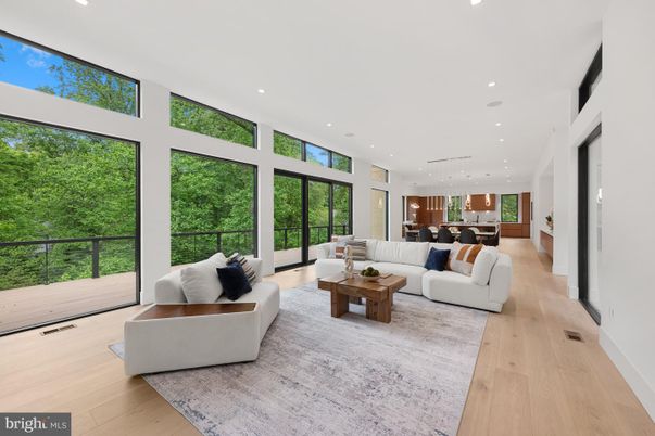 Interior, Kitchen, Living room, Pendant Lights, Recessed Lighting, Wood Texture Flooring