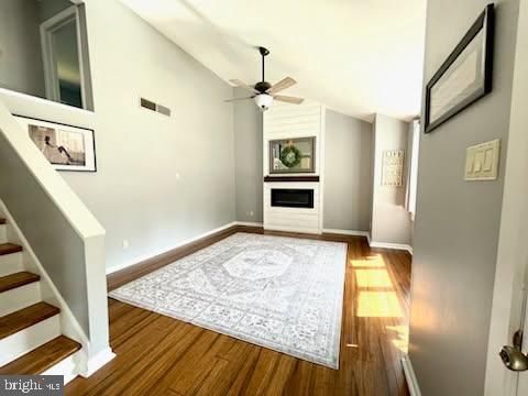Fireplace, Interior, Wood Texture Flooring