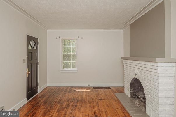 Empty room, Fireplace, Interior, Wood Texture Flooring