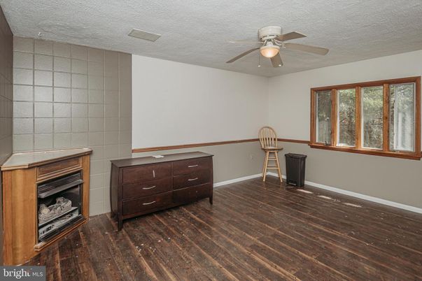 Fireplace, Interior, Wood Texture Flooring