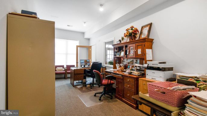 Home Office, Interior, Recessed Lighting