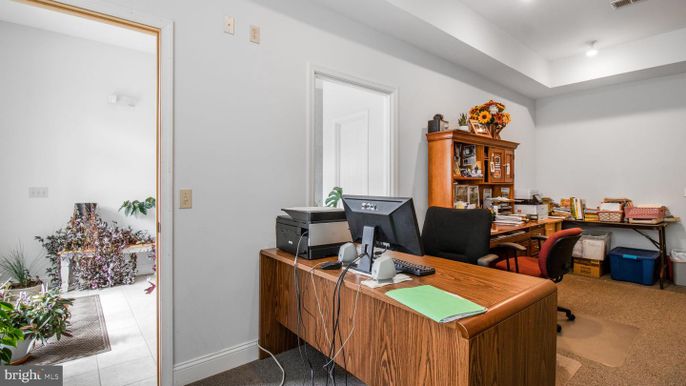 Home Office, Interior, Recessed Lighting