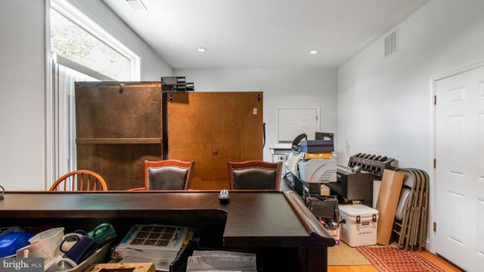 Home Office, Interior, Recessed Lighting