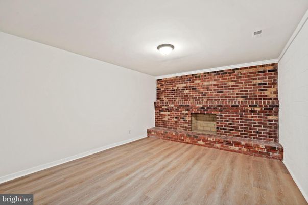 Empty room, Interior, Stone Walls, Wood Texture Flooring