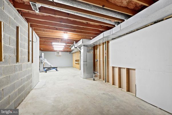 Fitness Equipment, Interior, Stone Walls, Wooden Beams