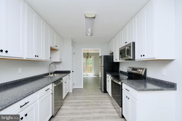 Interior, Kitchen, Wood Texture Flooring