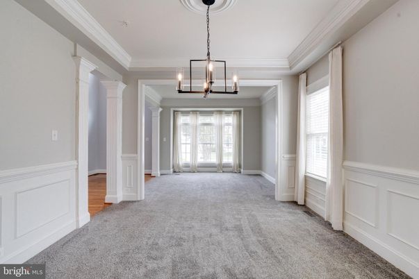 Chandelier, Empty room, Interior, Pendant Lights