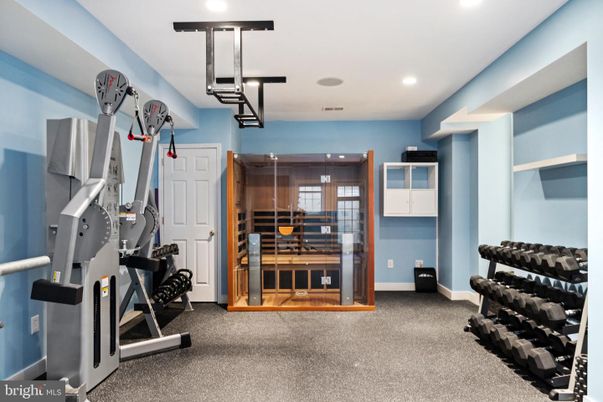 Fitness Equipment, Interior, Recessed Lighting