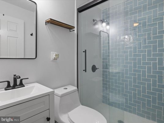 Bathroom, Glass Shower, Interior