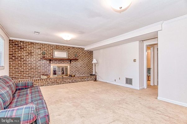 Empty room, Fireplace, Interior, Stone Walls