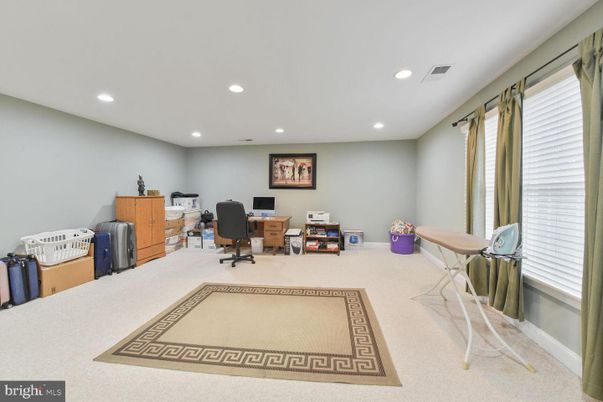 Home Office, Interior, Recessed Lighting