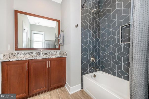 Bathroom, Interior, Wood Texture Flooring
