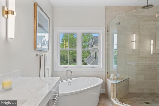 Bathroom, Free Standing Baths, Glass Shower, Interior