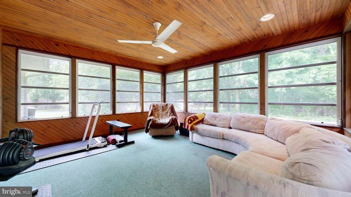 Interior, Living room, Recessed Lighting, Wooden Ceilings