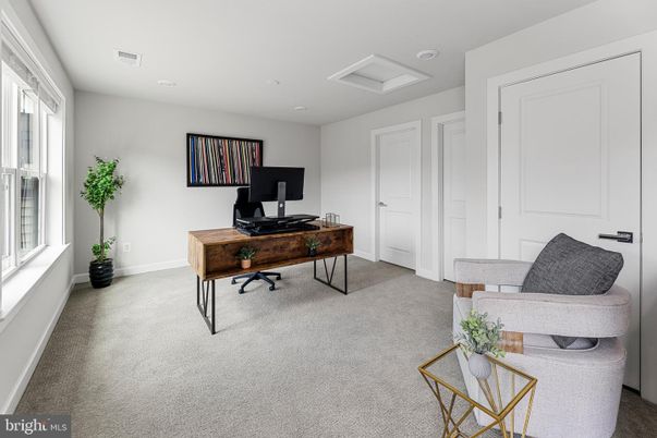Home Office, Interior, Recessed Lighting
