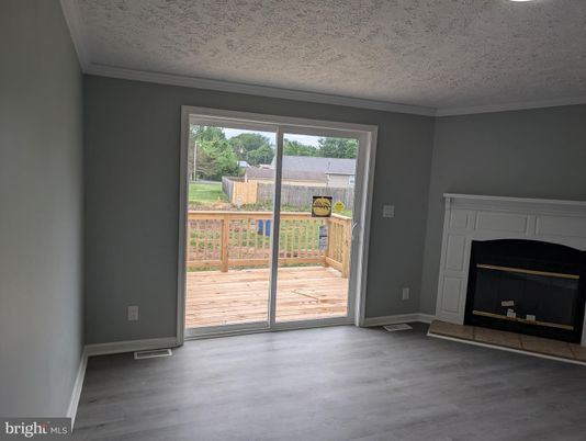 Empty room, Fireplace, Interior, Wood Texture Flooring