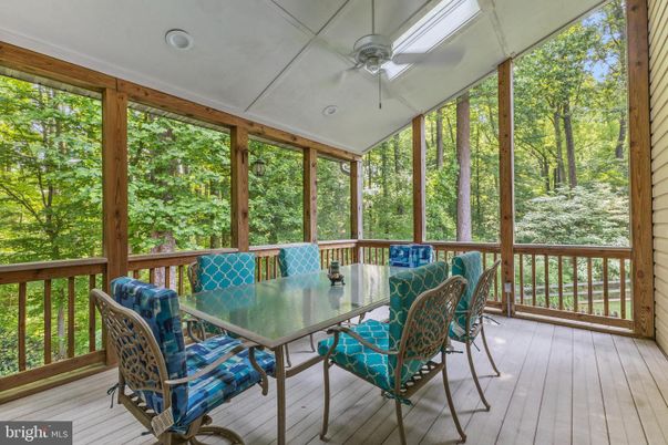 Dining room, Interior, Recessed Lighting, Sun Room, Wood Texture Flooring