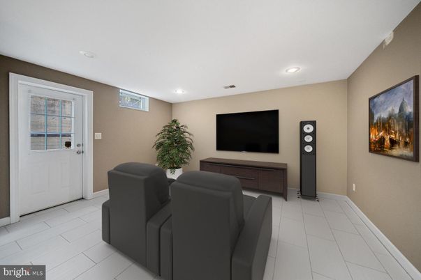 Interior, Living room, Recessed Lighting